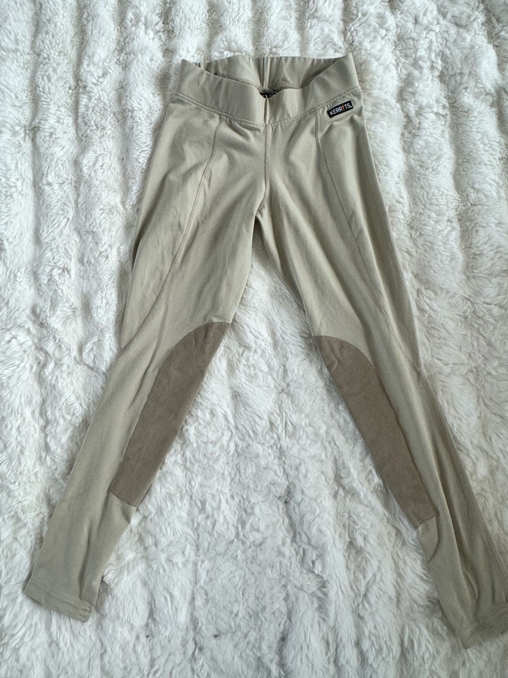 Kerrits Tan Riding pants with Knee Patches